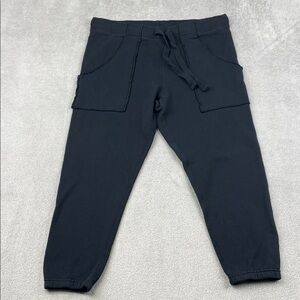 NEW Frank & Eileen M Blue 100% Cotton Tee LAB Women's Joggers Made in USA